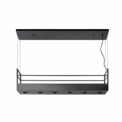 Suspension Lucide MIRAVELLE Noir, 6 lumières