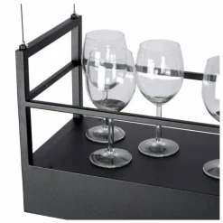 Suspension Lucide MIRAVELLE Noir, 6 lumières