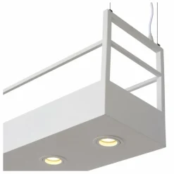 Suspension Lucide MIRAVELLE Blanc, 6 lumières