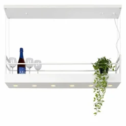 Suspension Lucide MIRAVELLE Blanc, 6 lumières