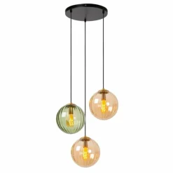 Suspension Lucide MONSARAZ Noir, 3 lumières