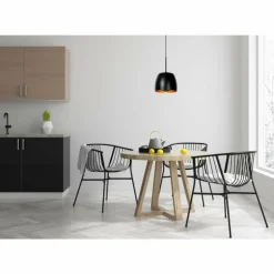 Suspension Lucide NOLAN Noir, 1 lumière