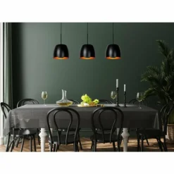 Suspension Lucide NOLAN Noir, 3 lumières