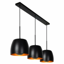 Suspension Lucide NOLAN Noir, 3 lumières