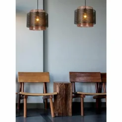 Suspension Lucide ORRIN Noir, 2 lumières