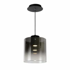 Suspension Lucide OWINO LED Gris, 1 lumière