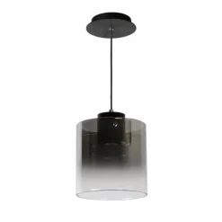 Suspension Lucide OWINO LED Gris, 1 lumière