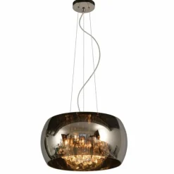 Suspension Lucide PEARL Chrome, 5 lumières