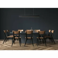 Suspension Lucide RAYA LED Noir, 1 lumière