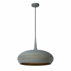 Suspension Lucide RAYCO Gris, 1 lumière