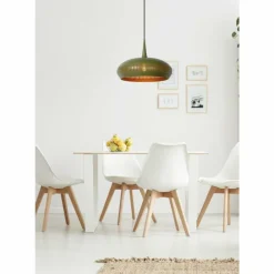 Suspension Lucide RAYCO Vert, 1 lumière