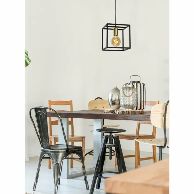 Suspension Lucide RUBEN Noir, 1 lumière