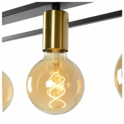 Suspension Lucide RUBEN Noir, 4 lumières