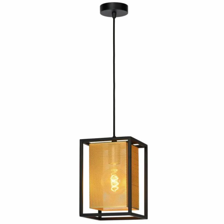Suspension Lucide SANSA Noir, 1 lumière