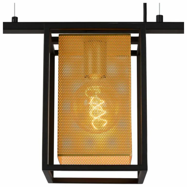 Suspension Lucide SANSA Noir, 3 lumières