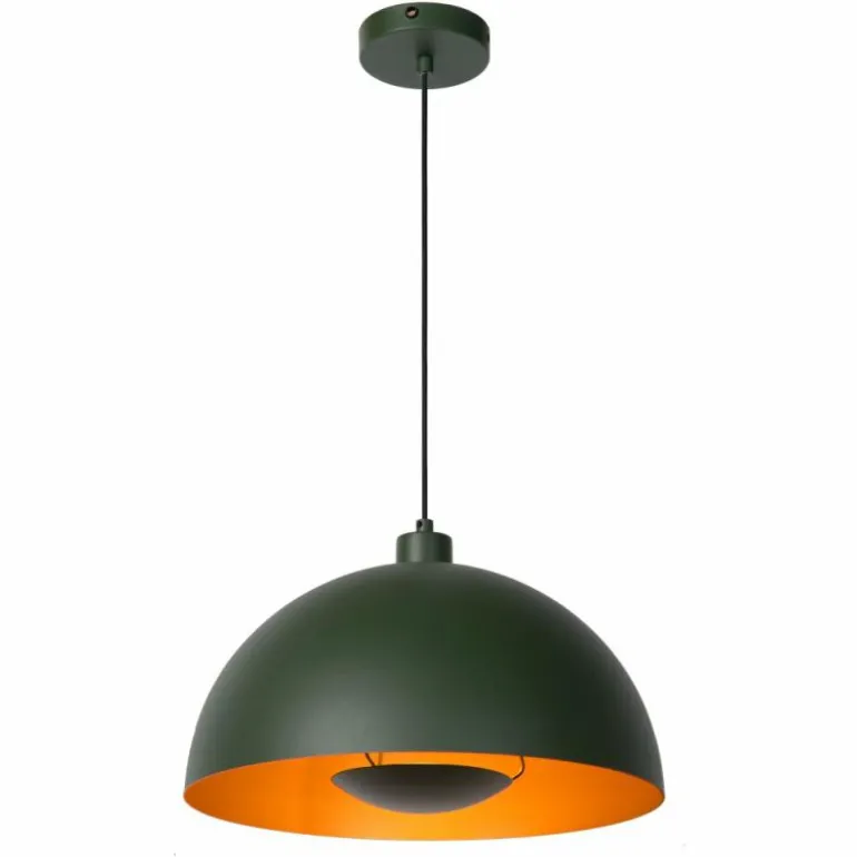 Suspension Lucide SIEMON Vert, 1 lumière