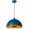 Suspension Lucide SIEMON Bleu, 1 lumière