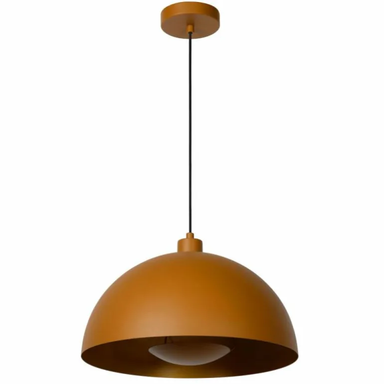 Suspension Lucide SIEMON Jaune, 1 lumière