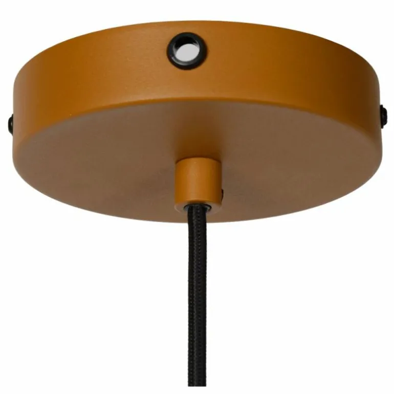 Suspension Lucide SIEMON Jaune, 1 lumière