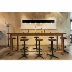 Suspension Lucide SURTUS Noir, 6 lumières