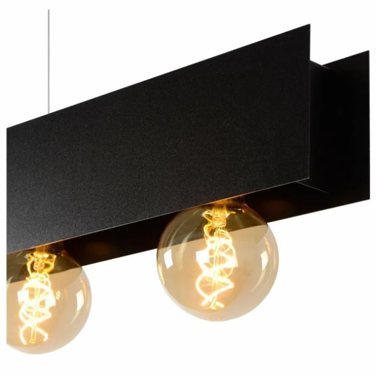 Suspension Lucide SURTUS Noir, 6 lumières