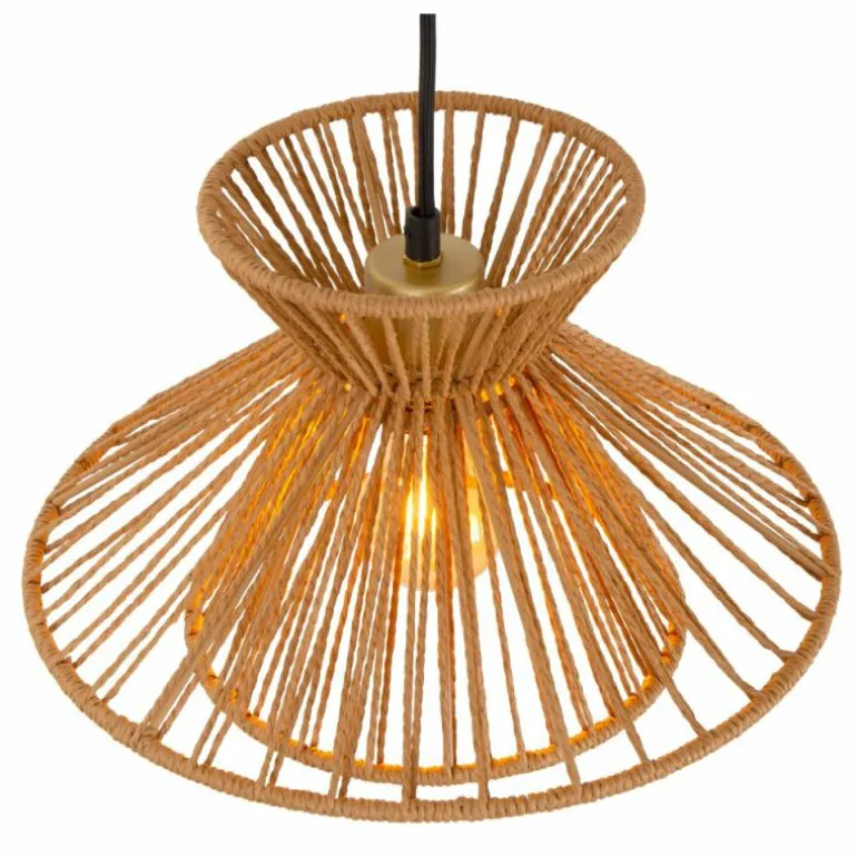 Suspension Lucide TASMAN Or, Laiton, 3 lumières