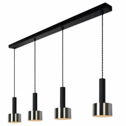 Suspension Lucide TEUN Noir, 4 lumières