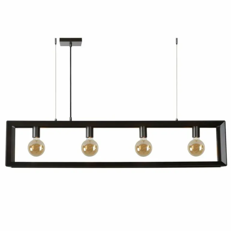 Suspension Lucide THOR Gris, 4 lumières