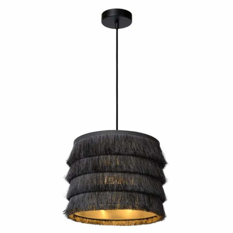 Suspension Lucide TOGO Noir, 1 lumière