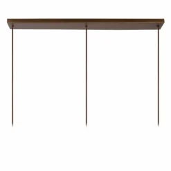 Suspension Lucide TOLEDO Cuivre, 3 lumières