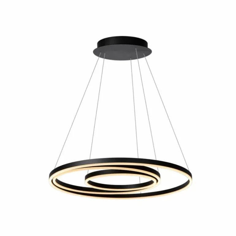 Suspension Lucide TRINITI LED Noir, 1 lumière