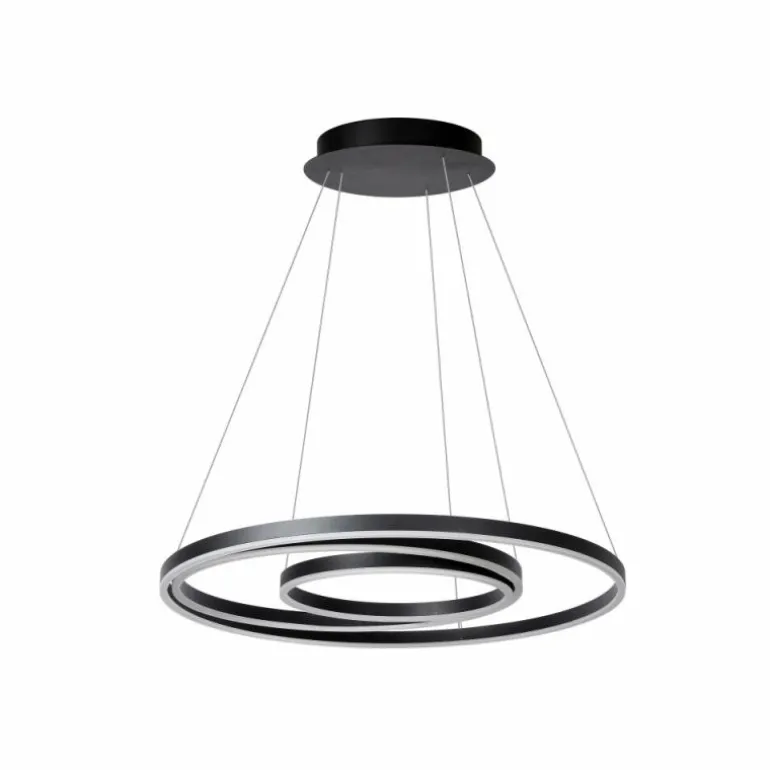 Suspension Lucide TRINITI LED Noir, 1 lumière