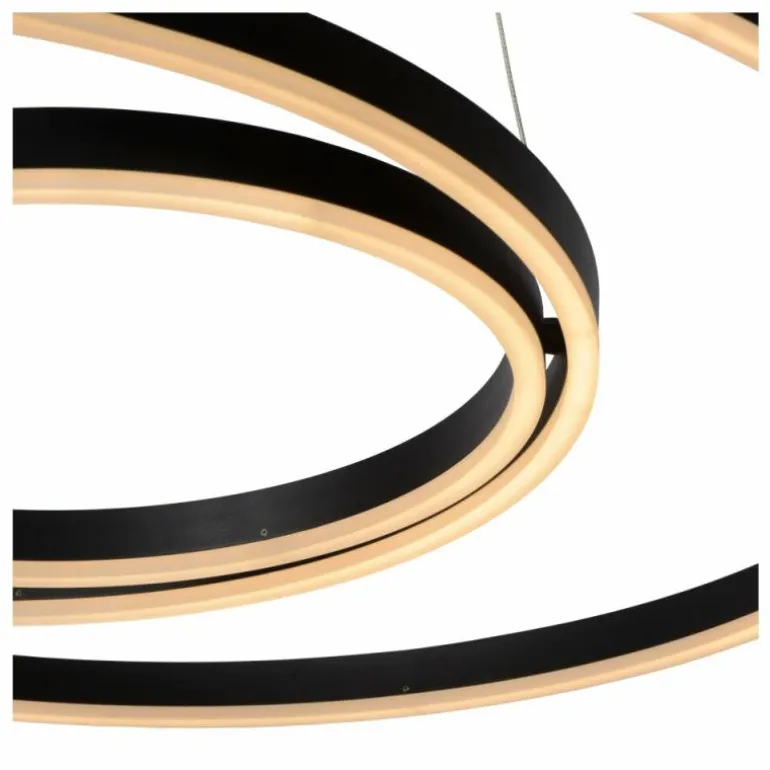 Suspension Lucide TRINITI LED Noir, 1 lumière