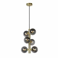 Suspension Lucide TYCHO Or, 6 lumières