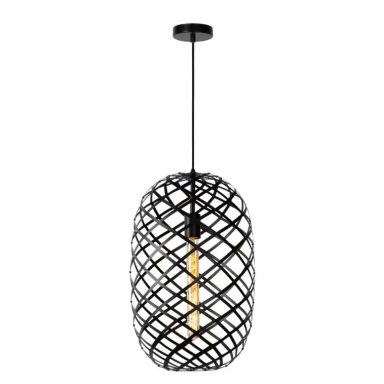 Suspension Lucide WOLFRAM Noir, 1 lumière