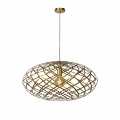 Suspension Lucide WOLFRAM Or, 1 lumière