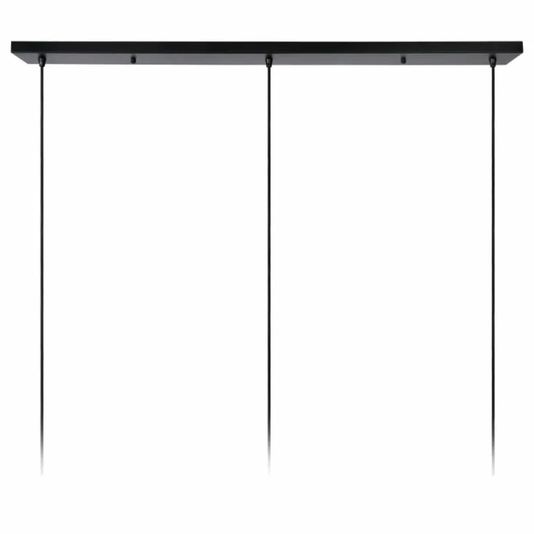Suspension Lucide WOLFRAM Noir, 3 lumières