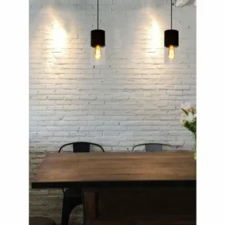 Suspension Lucide ZINO Noir, 1 lumière