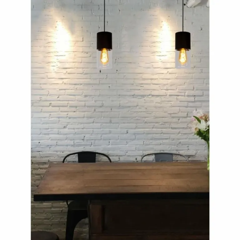 Suspension Lucide ZINO Noir, 1 lumière