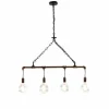 Suspension Lutec AMACORD Brun, 4 lumières