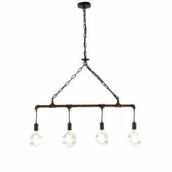 Suspension Lutec AMACORD Brun, 4 lumières