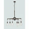 Suspension Lutec AMACORD Brun, 6 lumières