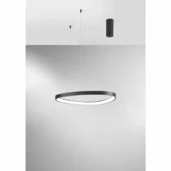 Suspension Lutec BEZI LED Noir, 1 lumière