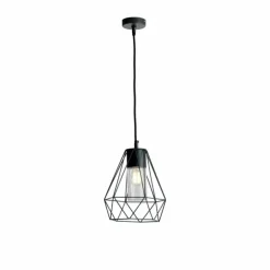 Suspension Lutec Mandala Anthracite, 1 lumière