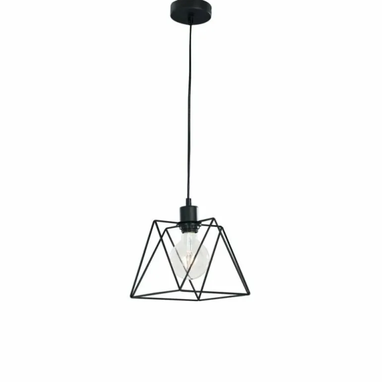 Suspension Lutec SANTANA Noir, 1 lumière