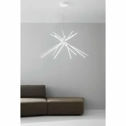 Suspension Lutec SHANGHAI LED Blanc, 8 lumières