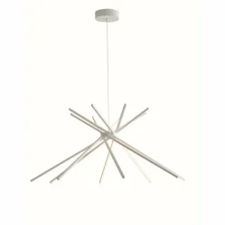 Suspension Lutec SHANGHAI LED Blanc, 8 lumières