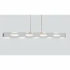 Suspension Lutec WAVE Nickel mat, 3 lumières