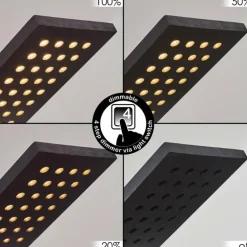 Suspension Luturula LED Noir, 1 lumière