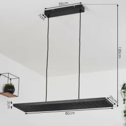 Suspension Luturula LED Noir, 1 lumière